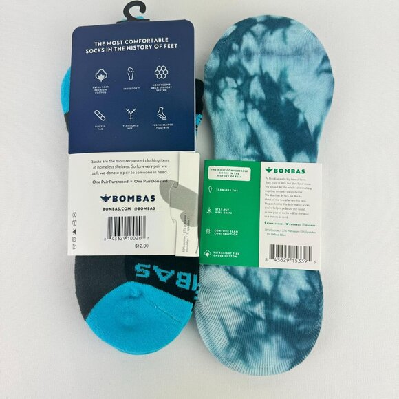 Bombas Accessories Bombas Blue Tie Dye Socks 2 Pairs No Show And Ankle Poshmark